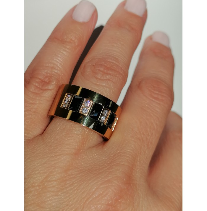 ANILLO LUCES Y SOMBRAS GOLD