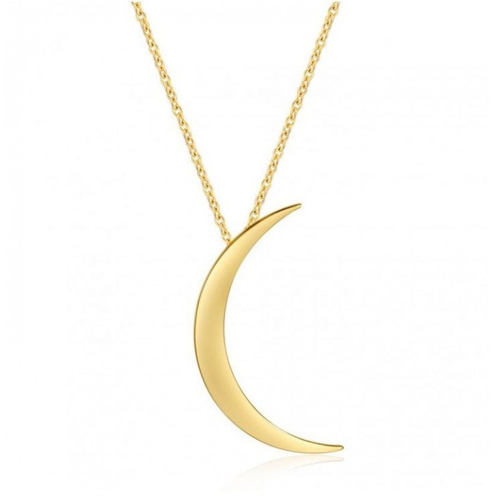 COLLAR FLY ME TO THE MOON GOLD